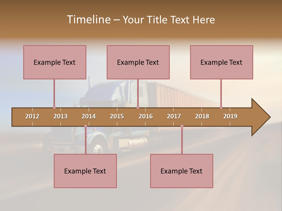 Delivery Motion Color PowerPoint Template