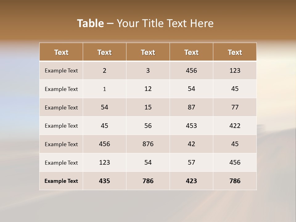 Delivery Motion Color PowerPoint Template