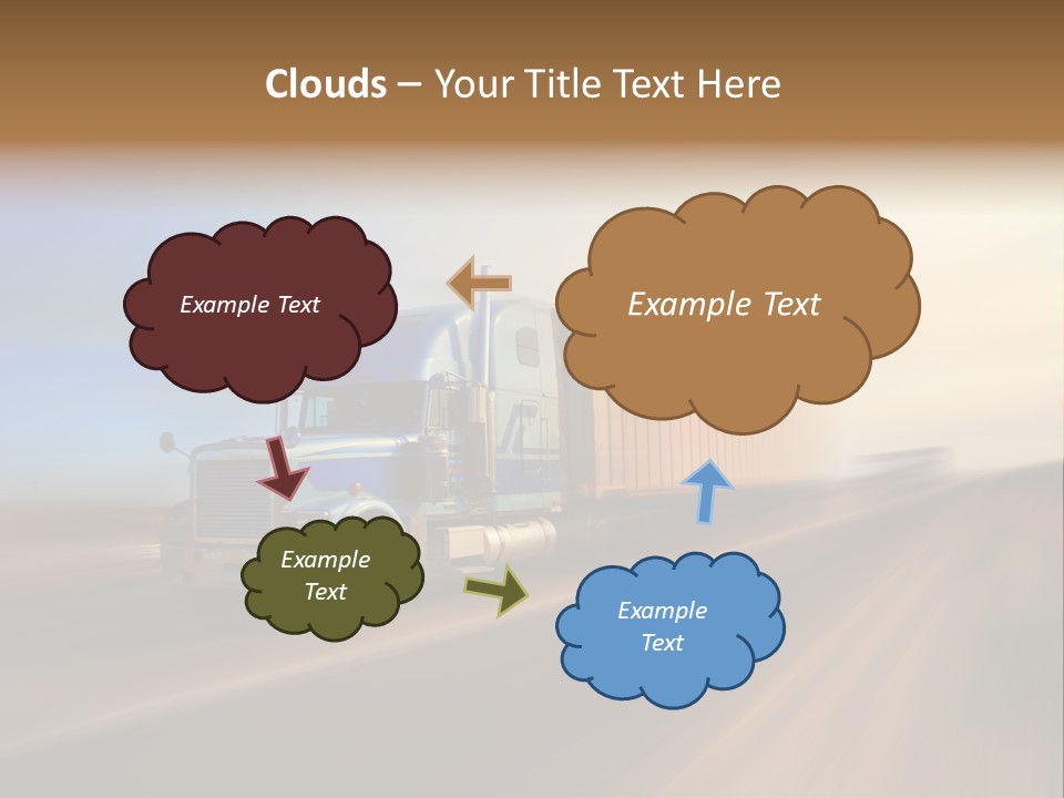 Delivery Motion Color PowerPoint Template