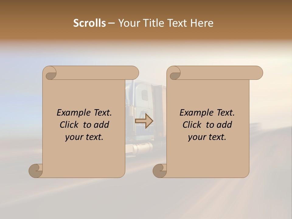 Delivery Motion Color PowerPoint Template