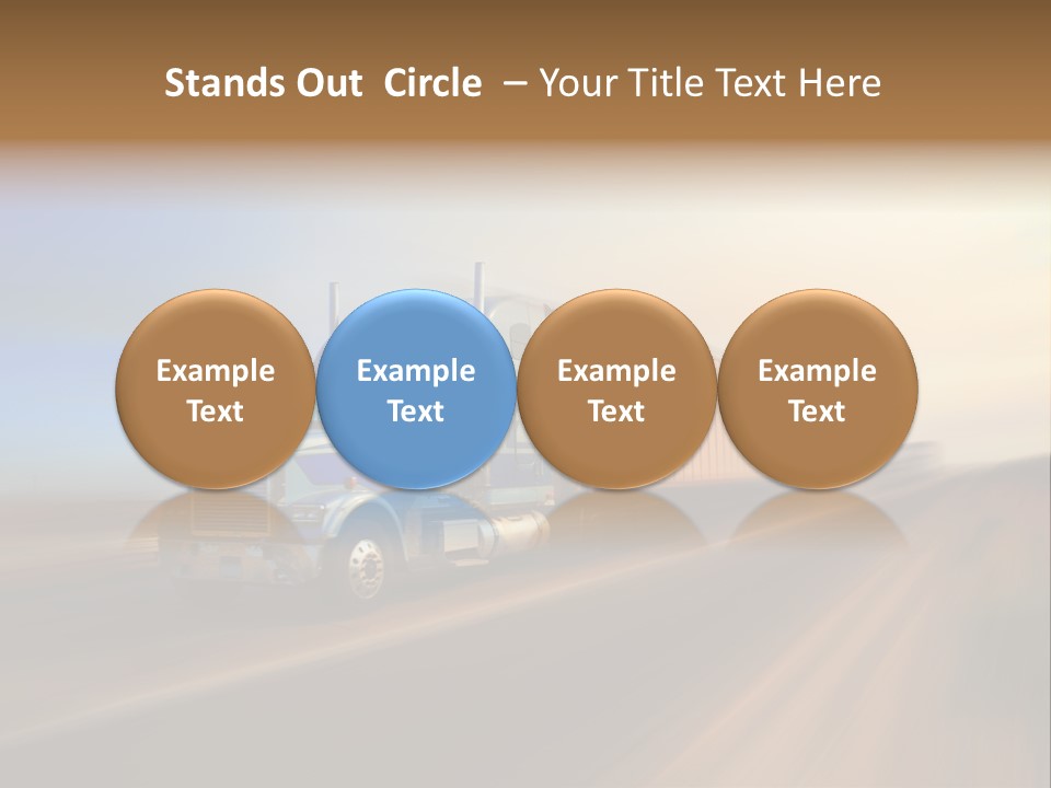 Delivery Motion Color PowerPoint Template