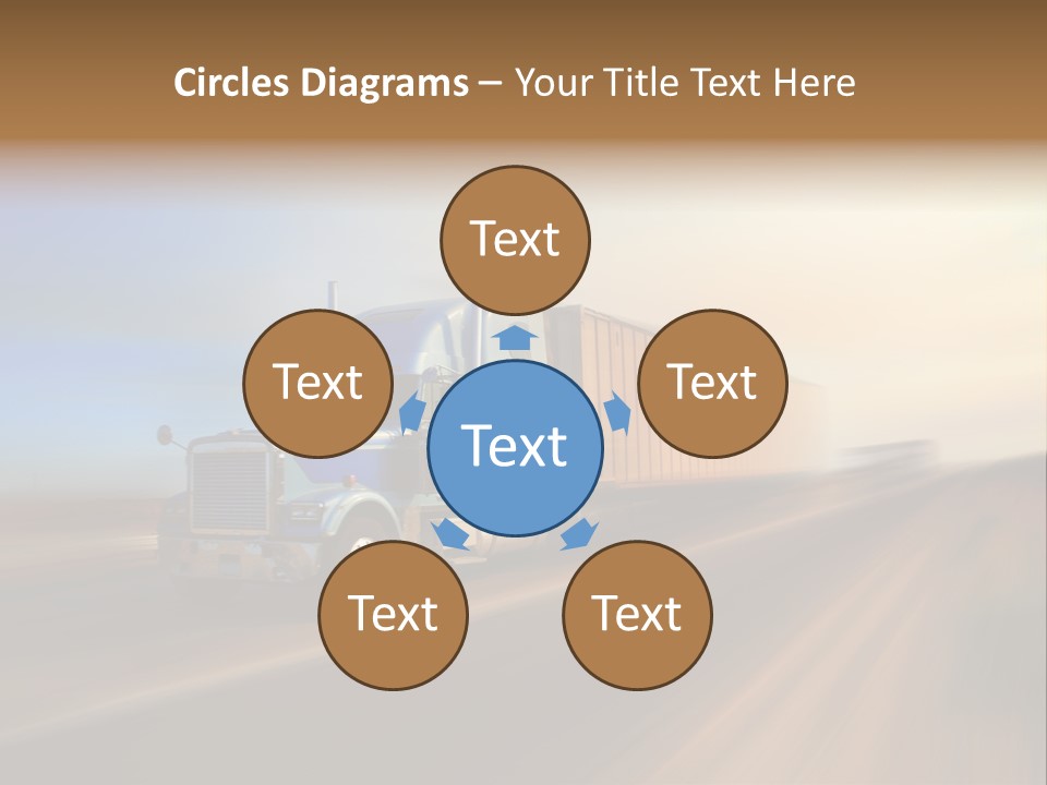 Delivery Motion Color PowerPoint Template
