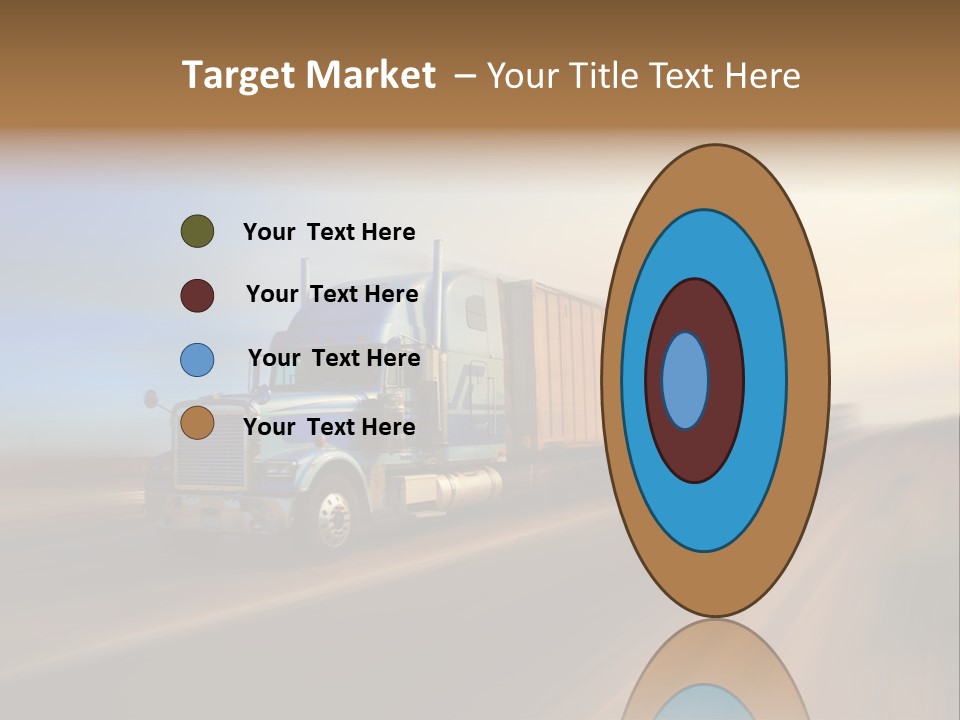 Delivery Motion Color PowerPoint Template