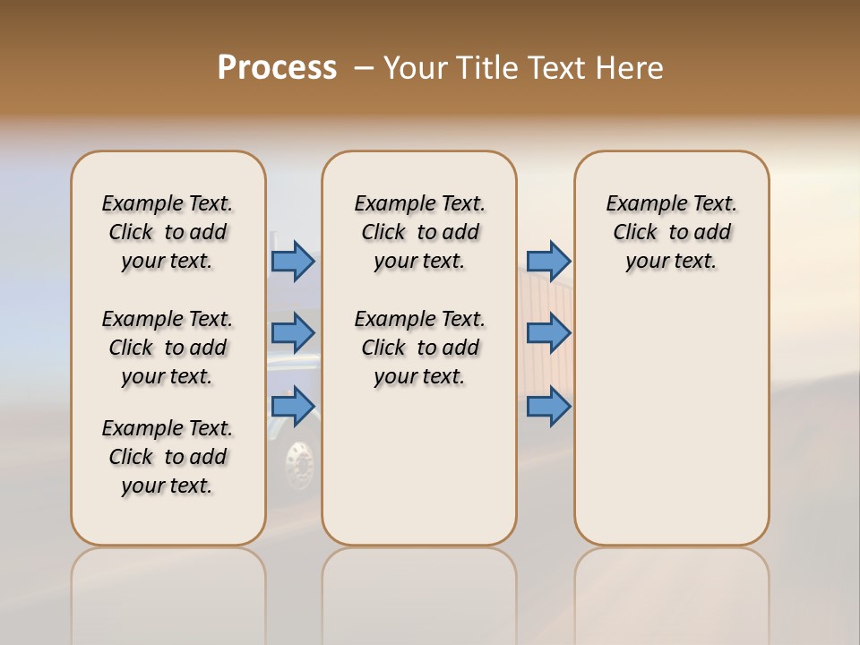 Delivery Motion Color PowerPoint Template