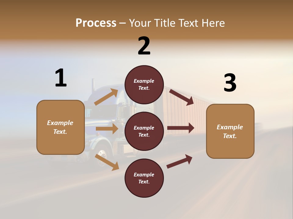 Delivery Motion Color PowerPoint Template