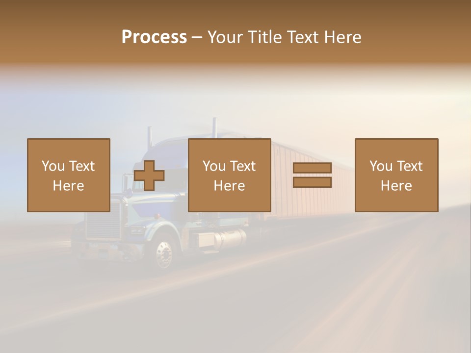 Delivery Motion Color PowerPoint Template
