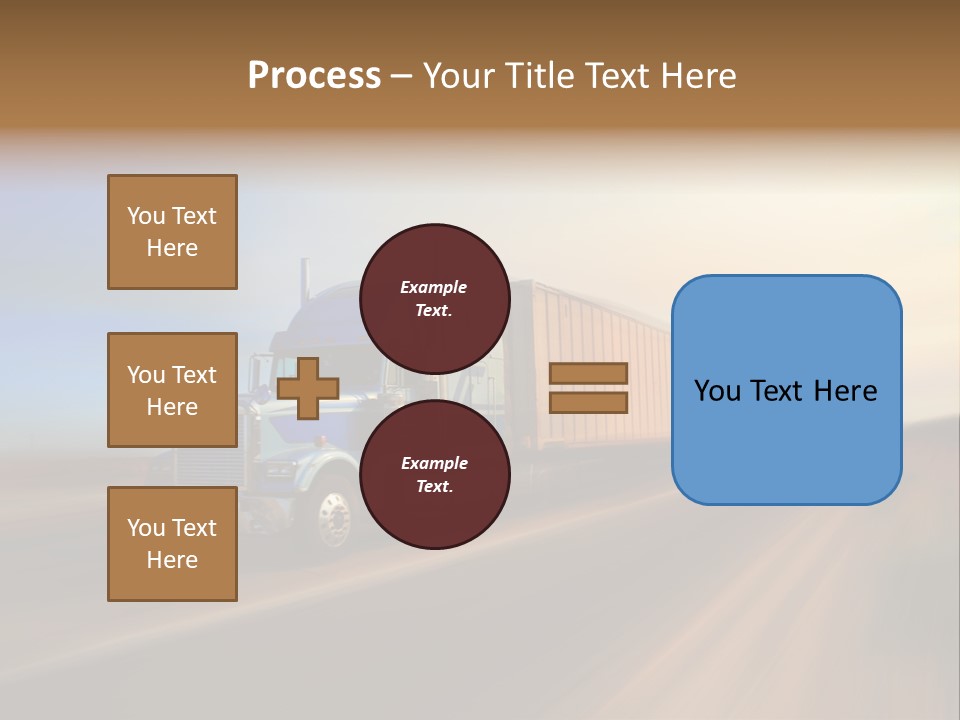 Delivery Motion Color PowerPoint Template