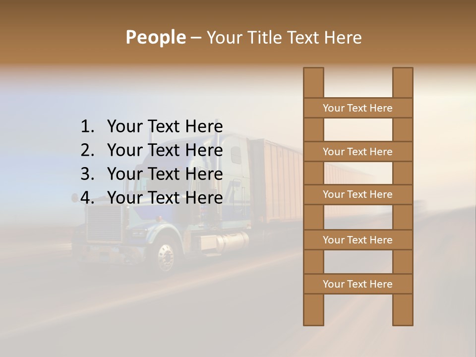 Delivery Motion Color PowerPoint Template