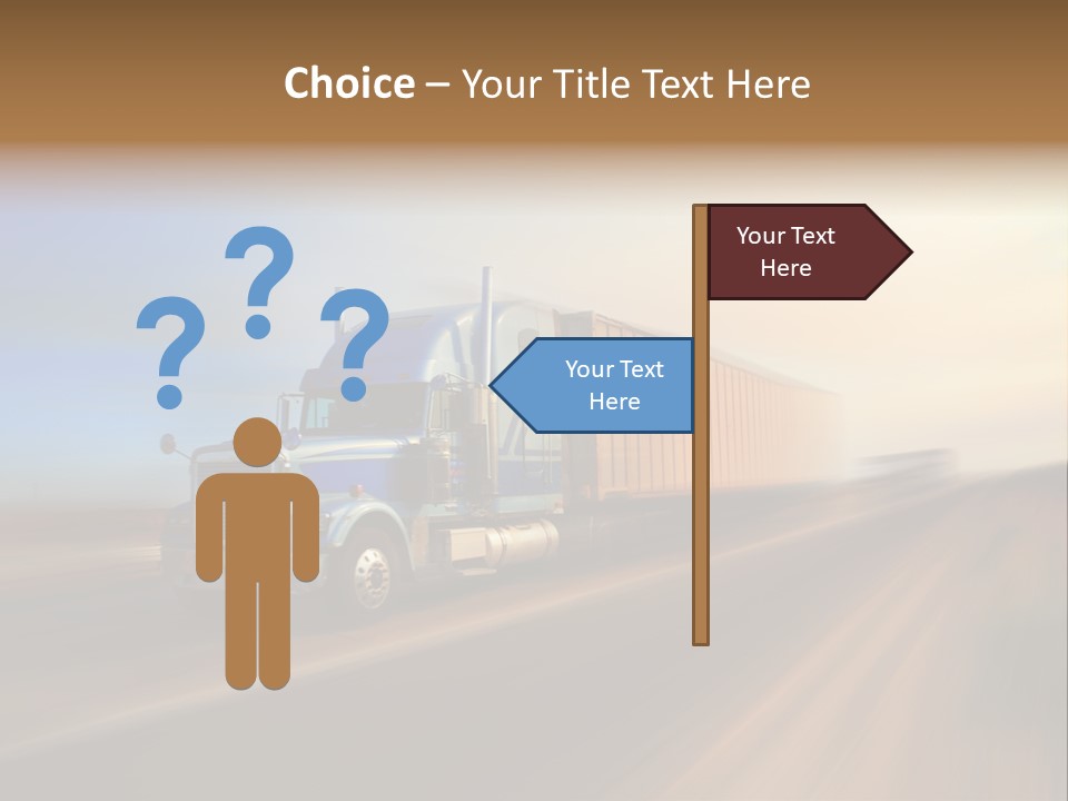 Delivery Motion Color PowerPoint Template