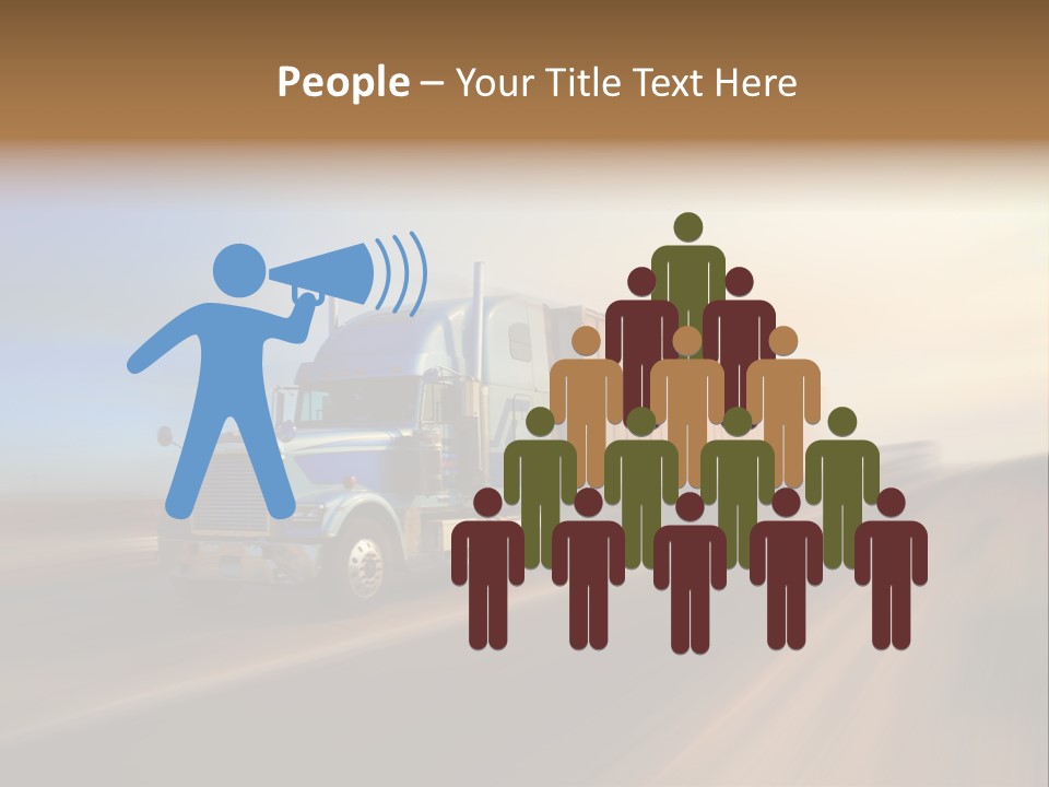 Delivery Motion Color PowerPoint Template