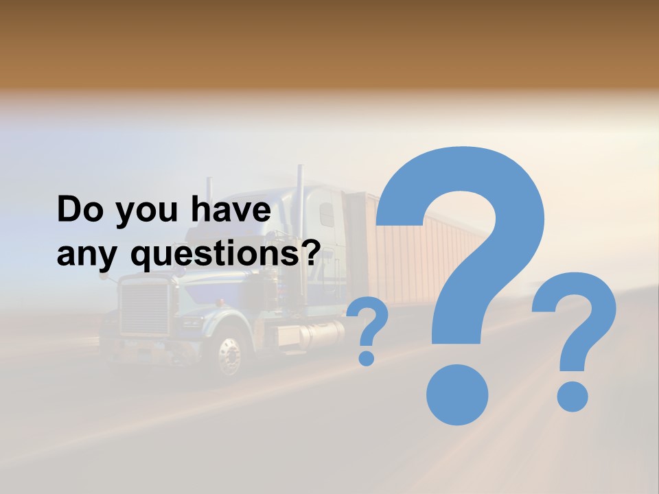 Delivery Motion Color PowerPoint Template