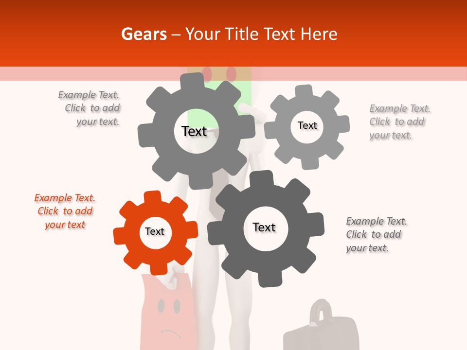 Background Suit Team PowerPoint Template