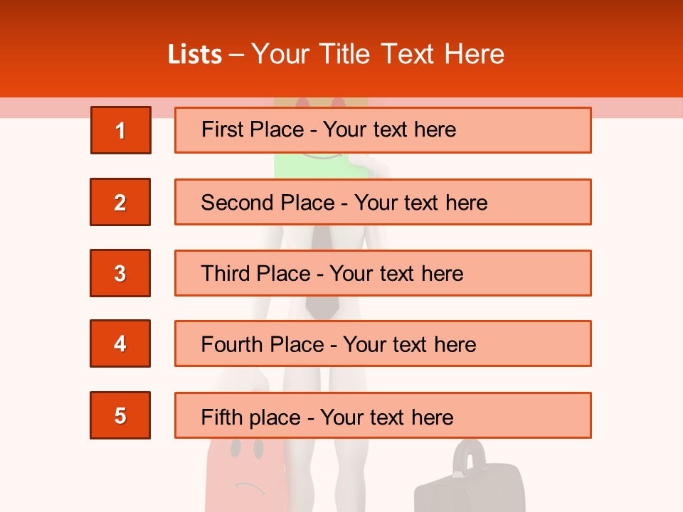 Background Suit Team PowerPoint Template
