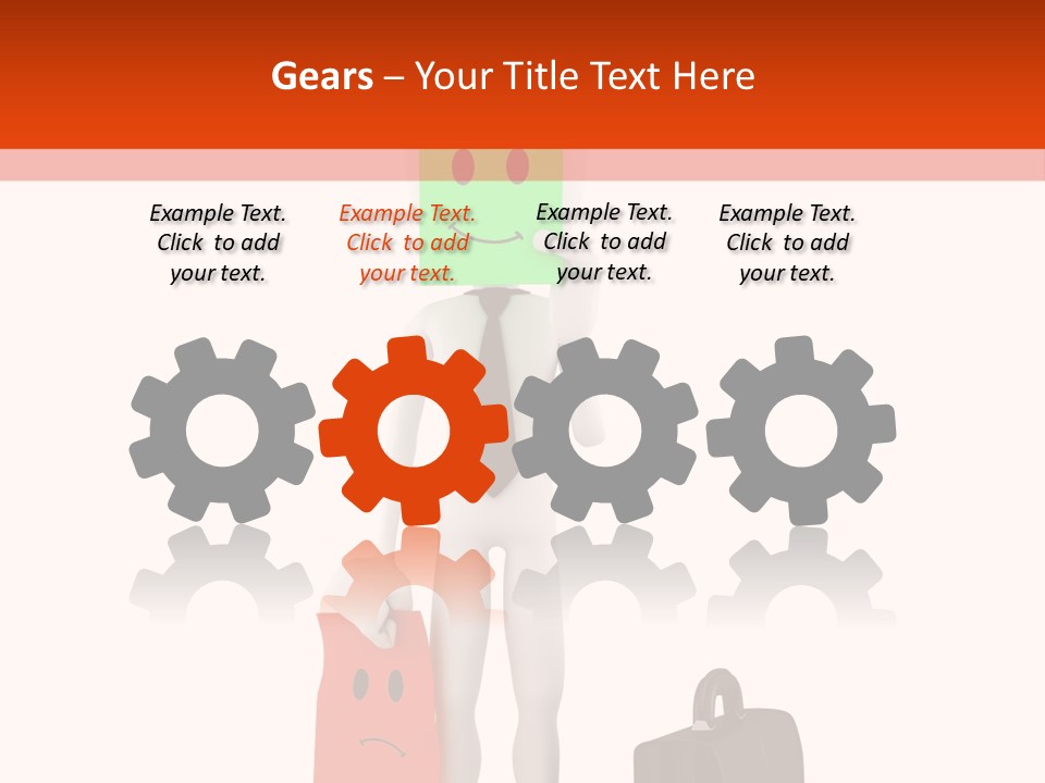 Background Suit Team PowerPoint Template