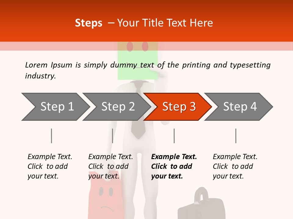Background Suit Team PowerPoint Template