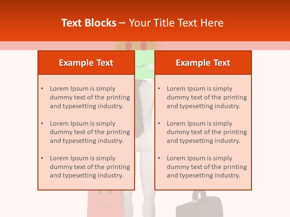 Background Suit Team PowerPoint Template