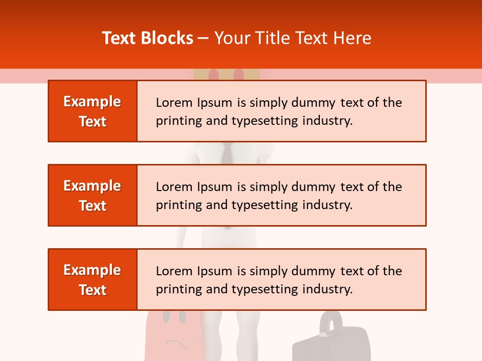 Background Suit Team PowerPoint Template