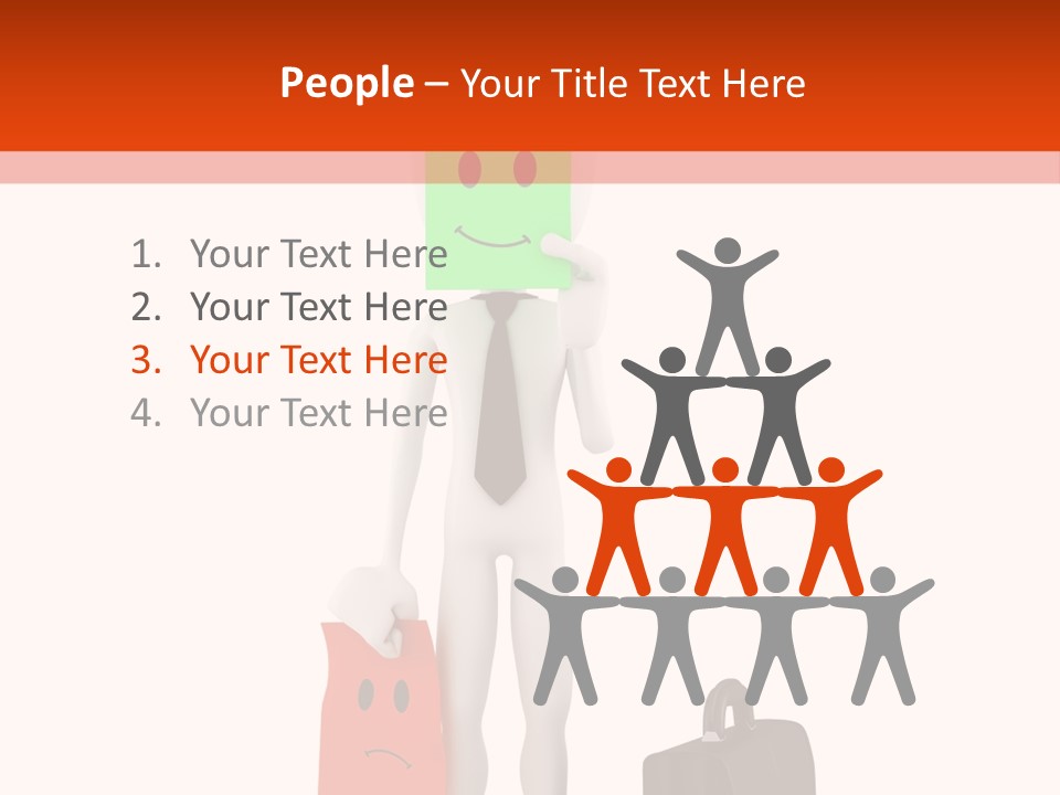 Background Suit Team PowerPoint Template