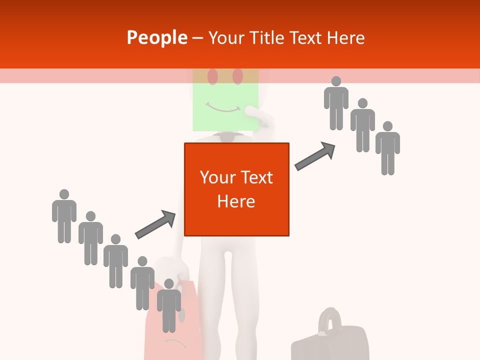 Background Suit Team PowerPoint Template