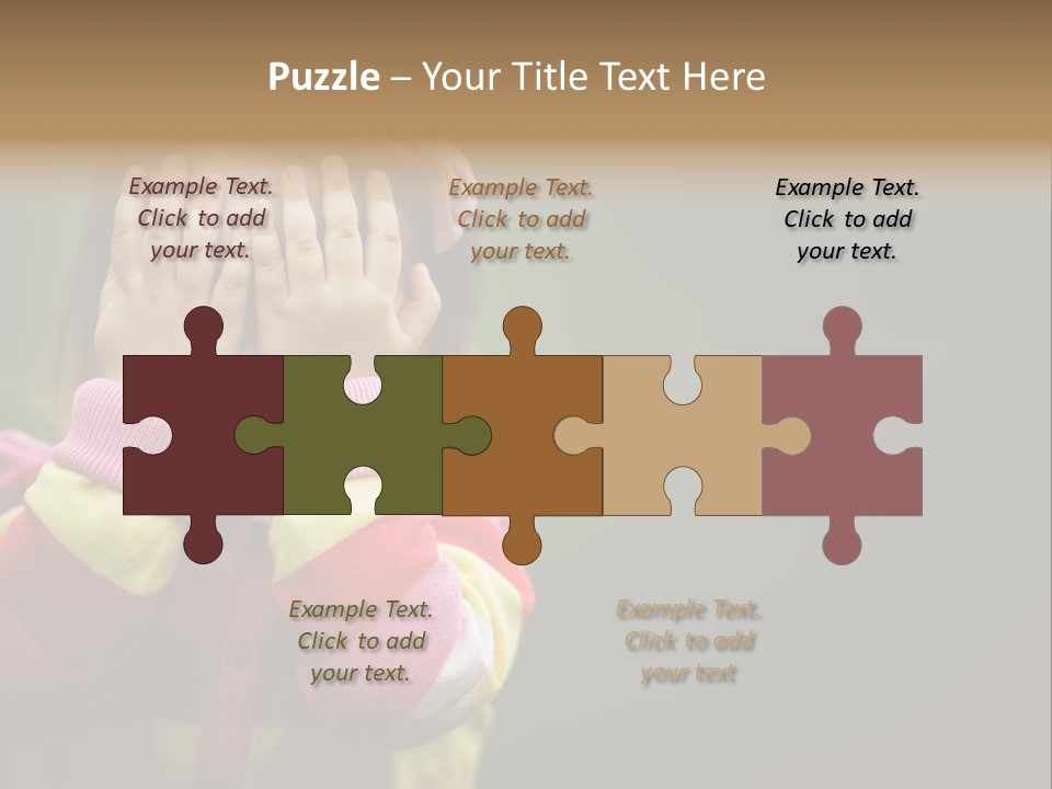 Abuse Person Unhappy PowerPoint Template