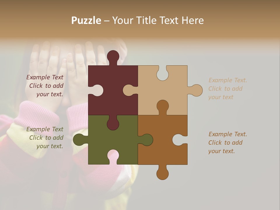 Abuse Person Unhappy PowerPoint Template