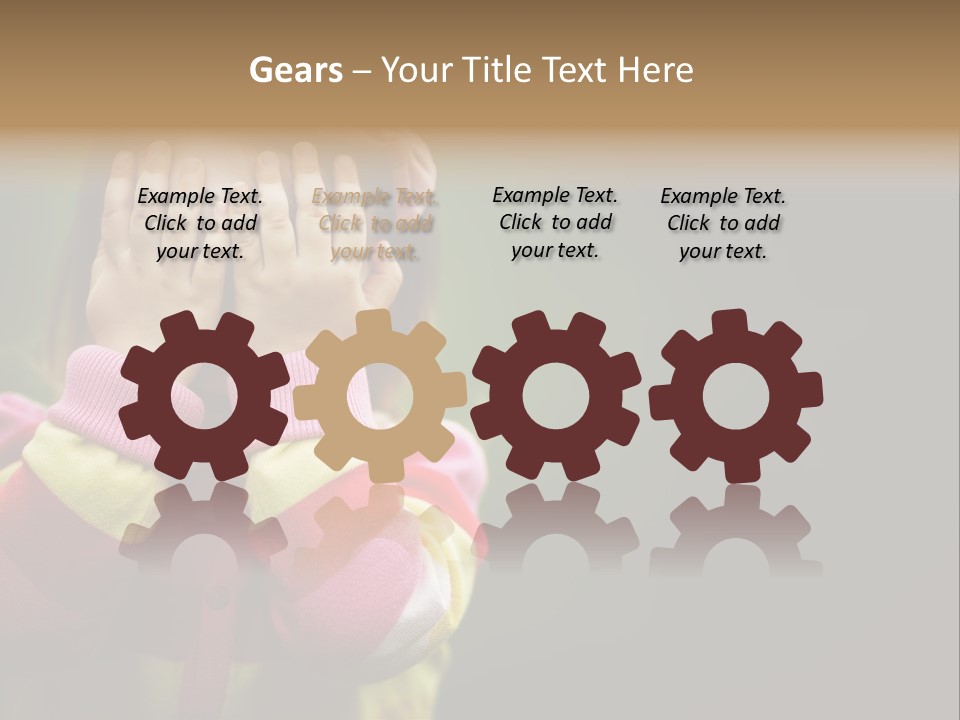 Abuse Person Unhappy PowerPoint Template