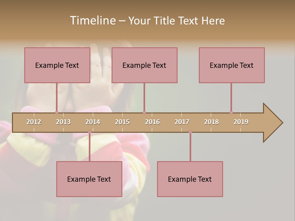 Abuse Person Unhappy PowerPoint Template
