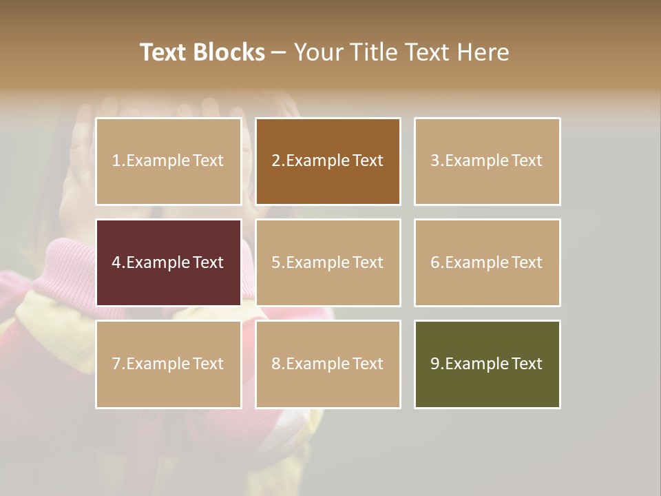 Abuse Person Unhappy PowerPoint Template