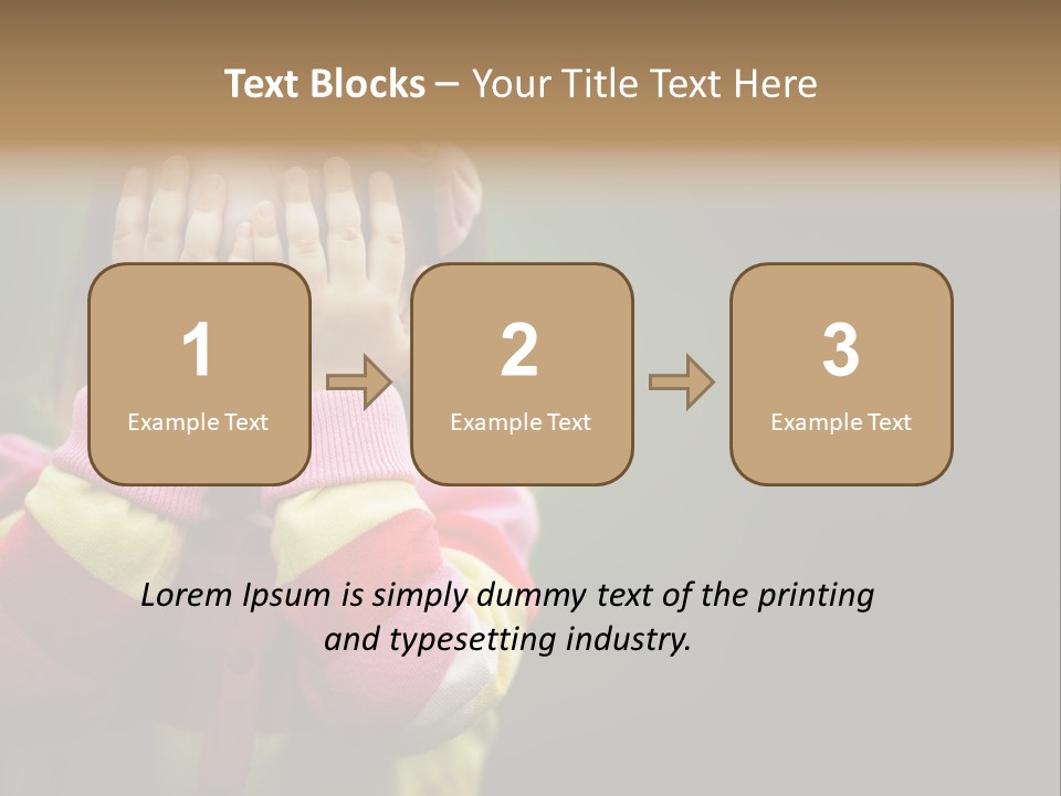 Abuse Person Unhappy PowerPoint Template