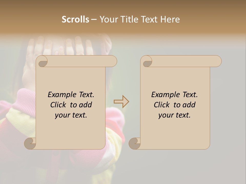 Abuse Person Unhappy PowerPoint Template