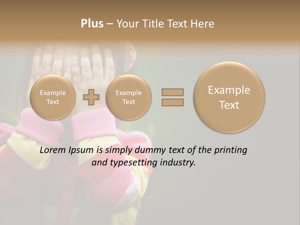 Abuse Person Unhappy PowerPoint Template