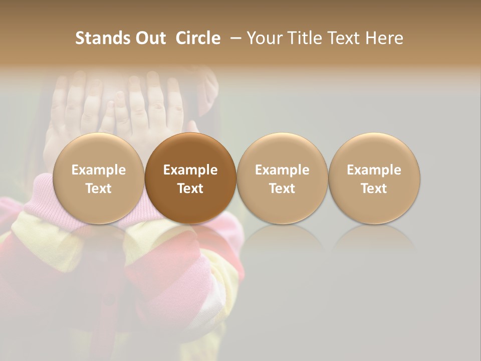 Abuse Person Unhappy PowerPoint Template