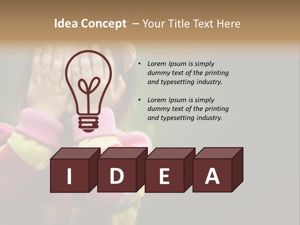 Abuse Person Unhappy PowerPoint Template