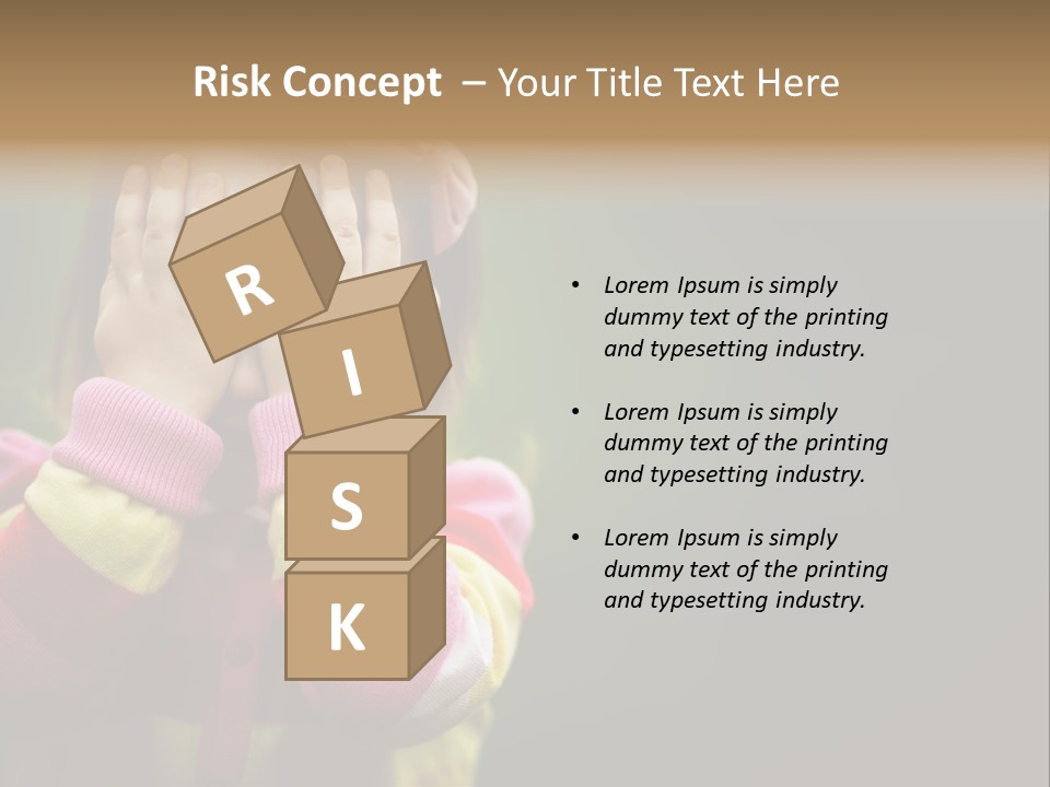 Abuse Person Unhappy PowerPoint Template