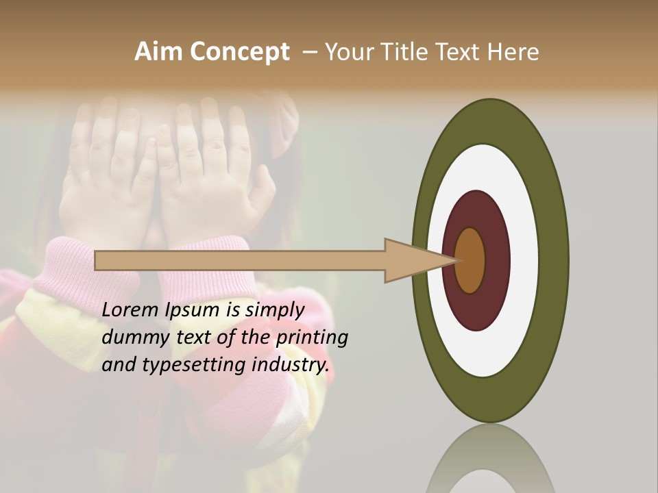 Abuse Person Unhappy PowerPoint Template