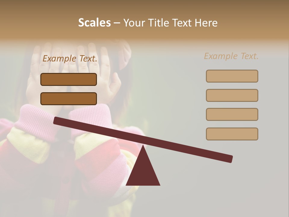 Abuse Person Unhappy PowerPoint Template