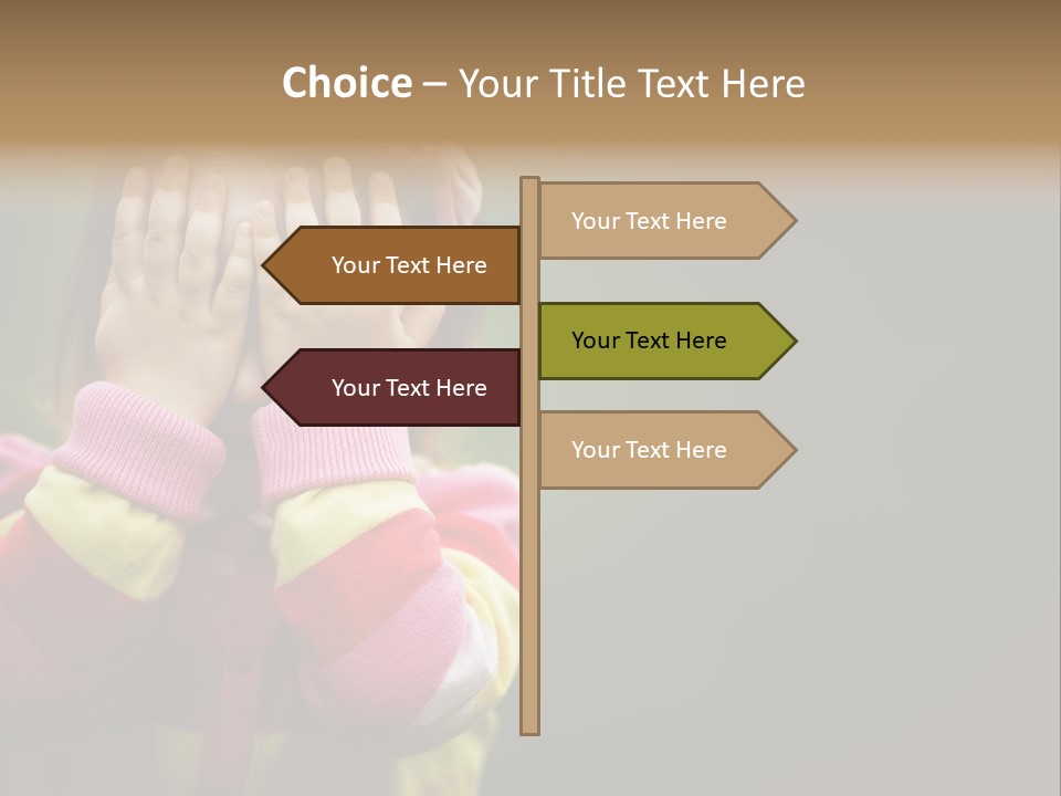 Abuse Person Unhappy PowerPoint Template