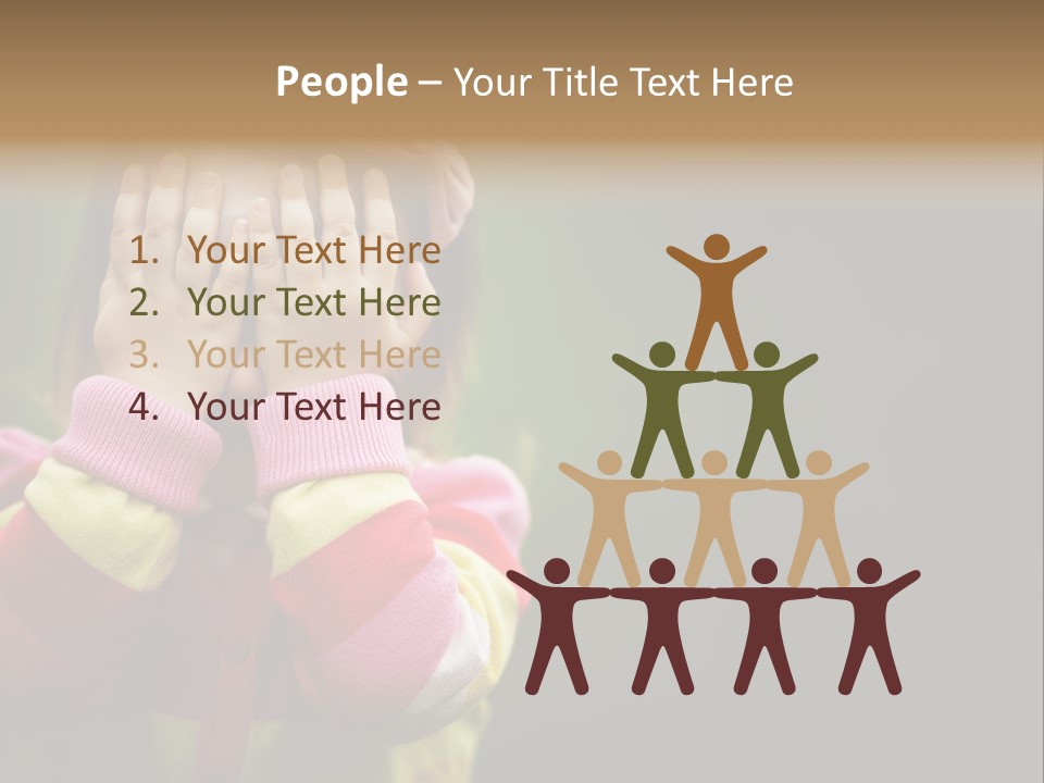 Abuse Person Unhappy PowerPoint Template