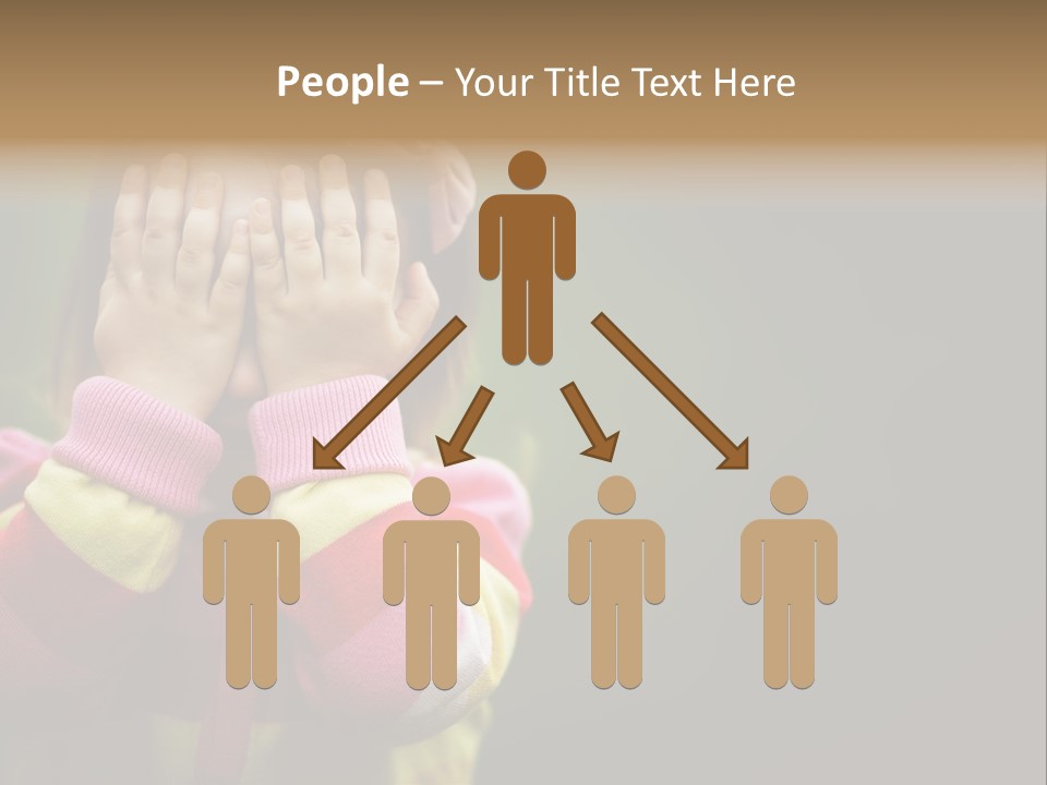 Abuse Person Unhappy PowerPoint Template