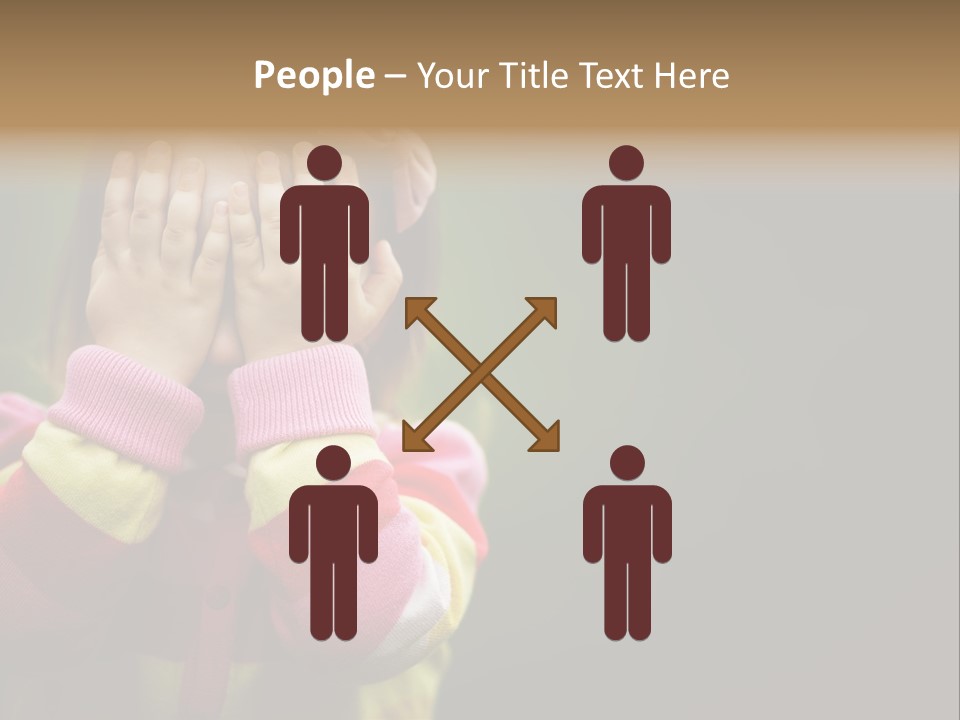 Abuse Person Unhappy PowerPoint Template