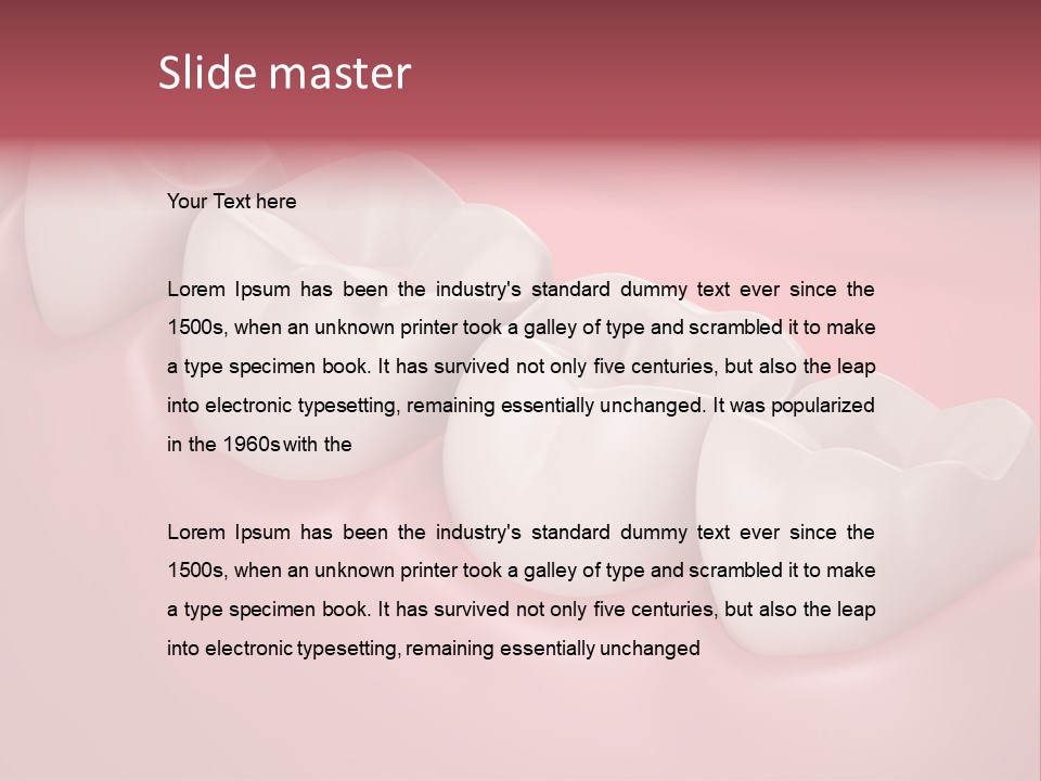 Wisdom Healthcare Bone PowerPoint Template