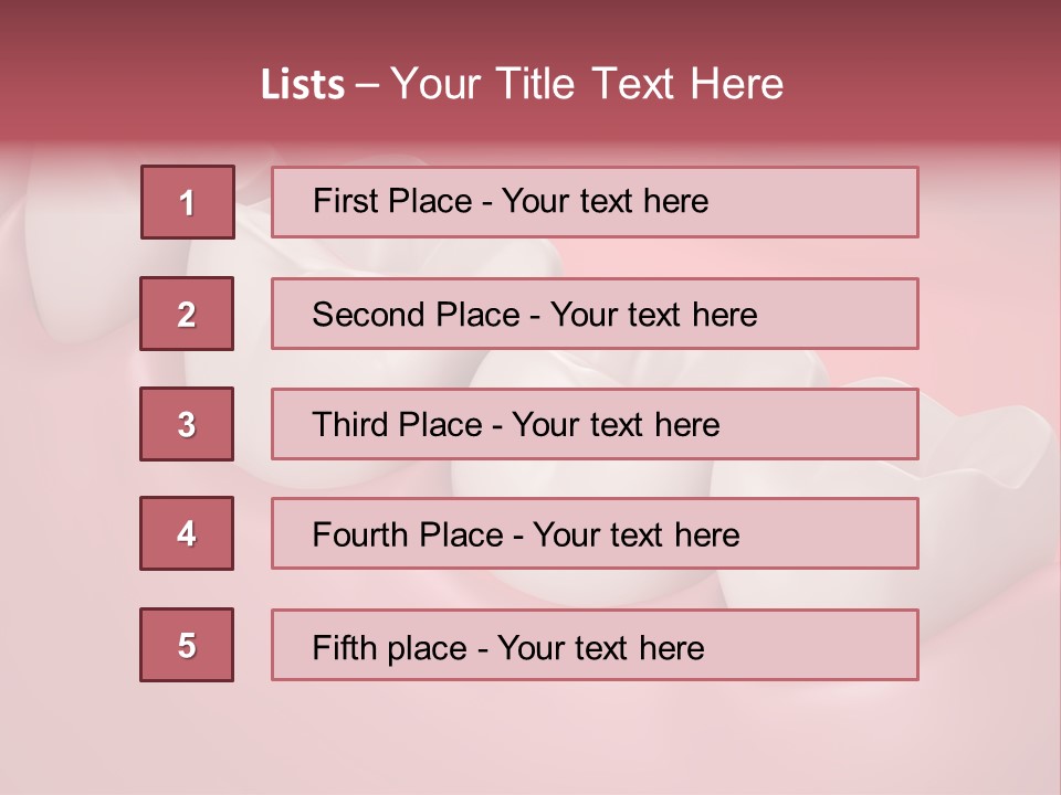 Wisdom Healthcare Bone PowerPoint Template