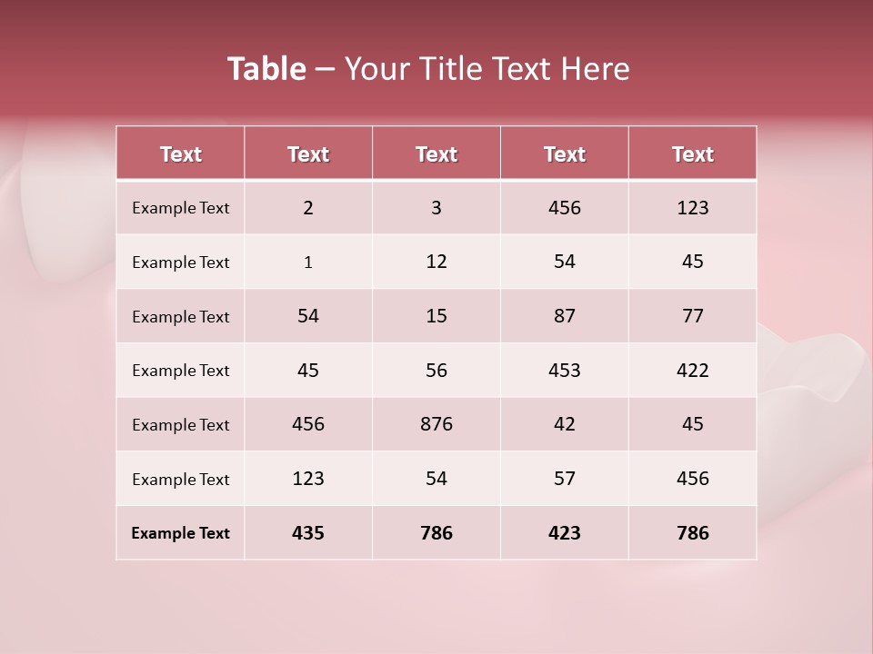 Wisdom Healthcare Bone PowerPoint Template