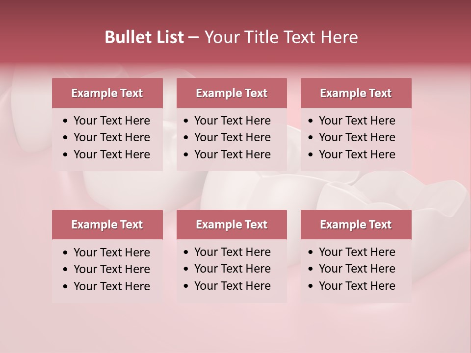 Wisdom Healthcare Bone PowerPoint Template