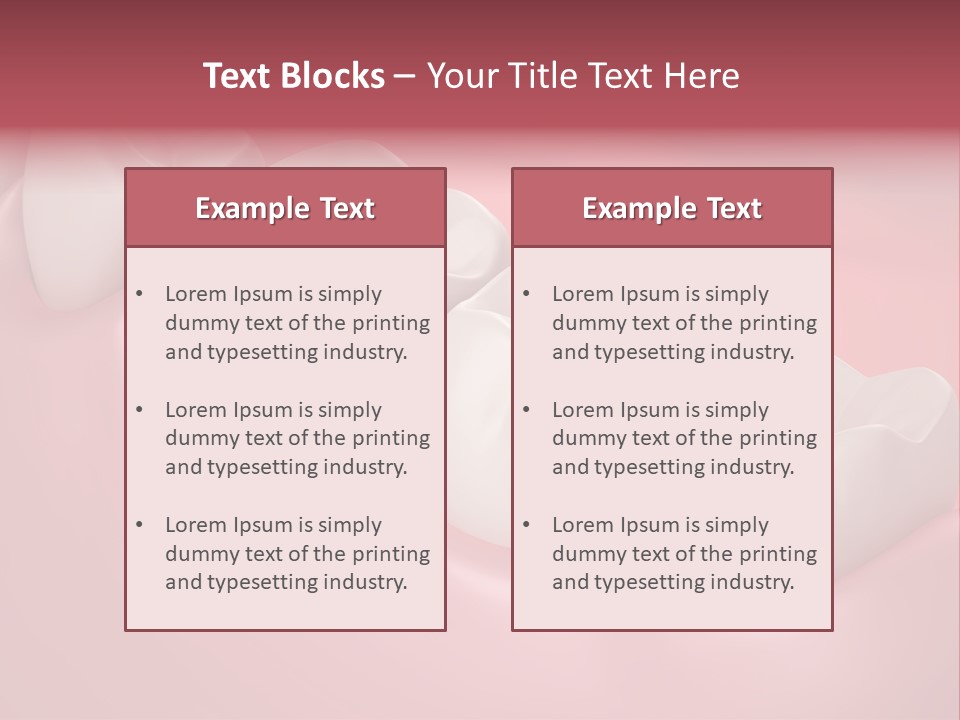 Wisdom Healthcare Bone PowerPoint Template