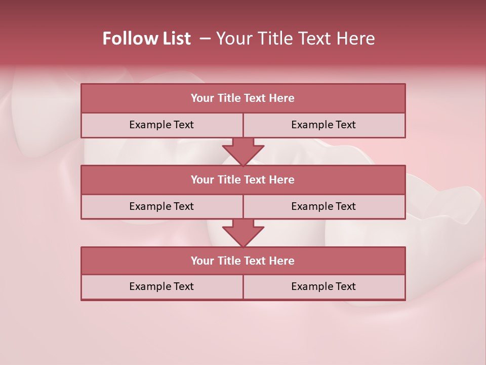 Wisdom Healthcare Bone PowerPoint Template