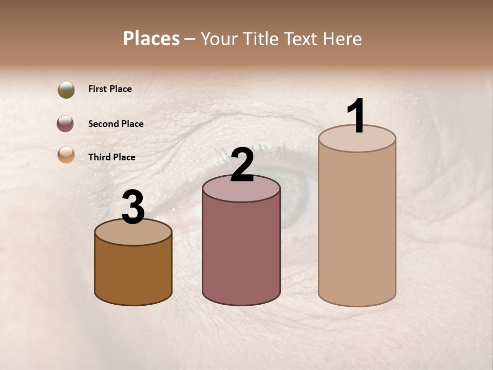 Aging Healthy Woman PowerPoint Template