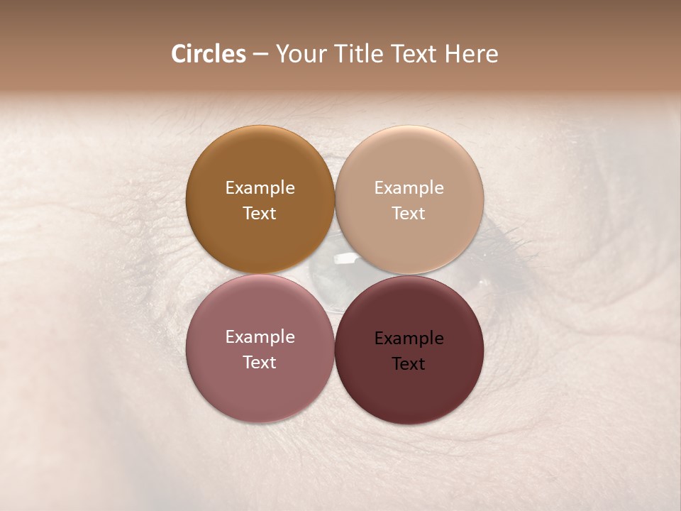 Aging Healthy Woman PowerPoint Template