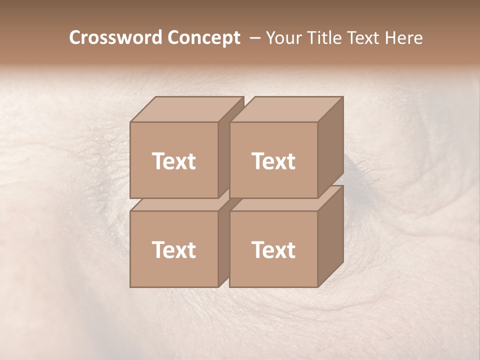 Aging Healthy Woman PowerPoint Template