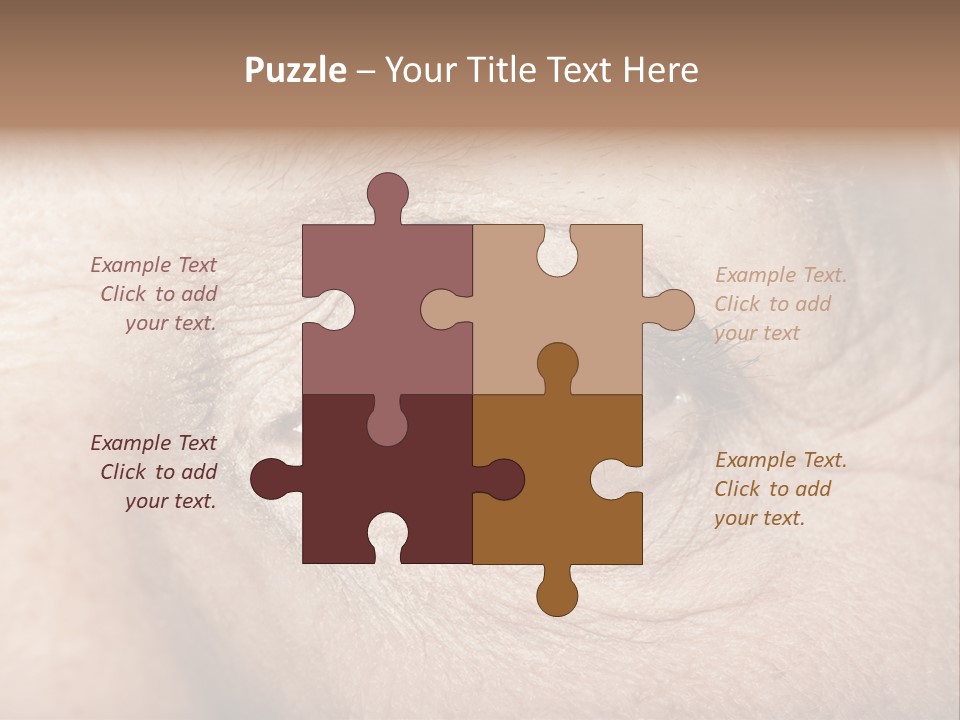 Aging Healthy Woman PowerPoint Template